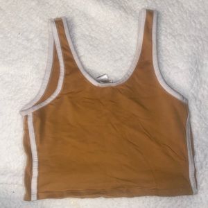 tan crop top